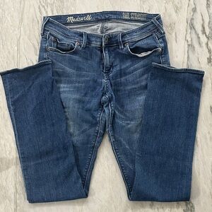 Madewell Straight Leg Jeans in Medium Blue Wash